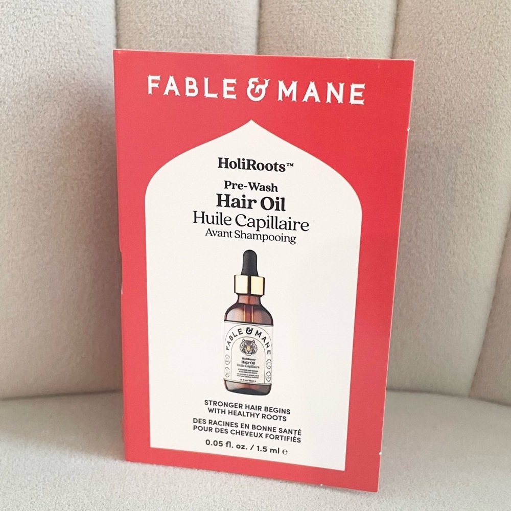 5 for $25 Fable & Mane Pre-Wash Hair Oil